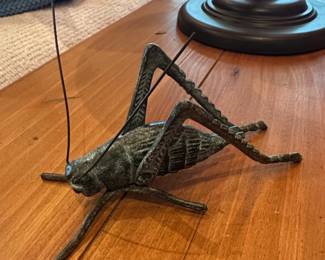 Cast Iron Cricket Sculpture third image