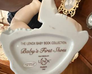 Lenox Babys First Shoes Figurine second image