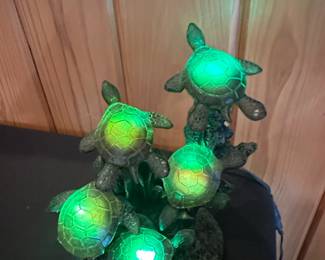 Turtle Cluster Lighted Figurine