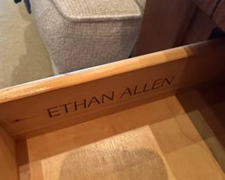 Ethan Allen End Table with Drawer second image