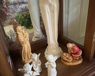 Nativity Scene Figurines with Angels