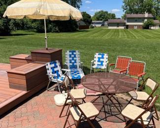 Folding Lawn Chairs, Table And Chairs And More