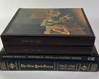 New York Times, National Geographic Historical Hardback Books And More