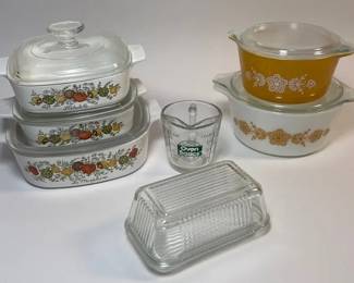 Pyrex And Corning Ware Vintage