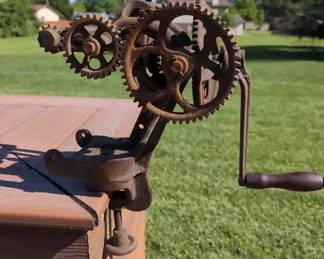 Deering Sickle Grinder Blade Sharpener, Antique
