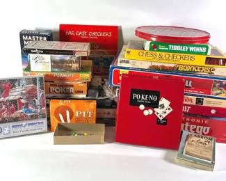 Assortment Of Board Games Including Star Wars Escape From Death Star And More