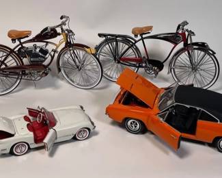 Model Cars And Bicycles