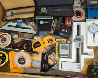 Measuring Instruments Including Dial Calipers And Gauges
