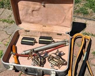 Bike Pedals And Pump Vintage