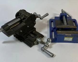 Jacob 75 Cross Slide Vise With Drill Press