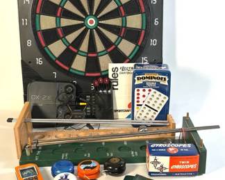 Sportcraft Electronic Dartboard, Shoot The Moon, YoYos and More
