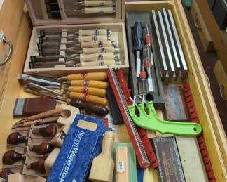 DMT DiaSharp Bench Stones, German Woodworking Chisels, Palm Gouges More