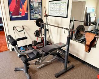 Olympic Bar & Weight Bench