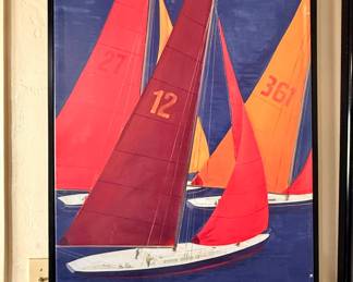 Sailboat Racing Giclée 