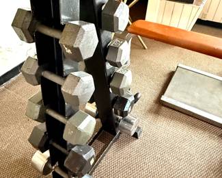 Dumbbells & Rack