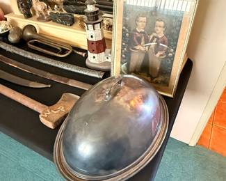 Silver Plate Meat Dome from the San Carlos Hotel 