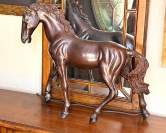 Cast Bronze Horse