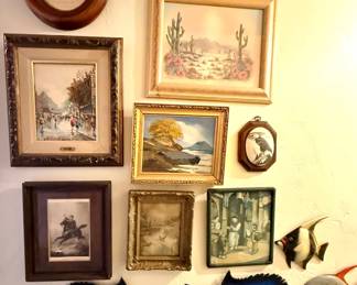 Cluster of Painting and Prints