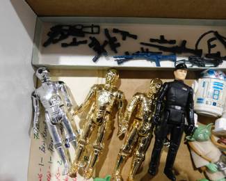 Original VIntage Star Wars Action Figures with accessories