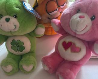 Care Bears and Garfield Plush Toys