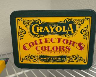 Crayola Collector's Colors Limited Edition Tin - 1990 'Silver Swirls'