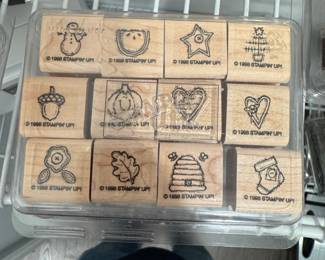 STAMPIN' UP! Rubber Stamps Set (1998)