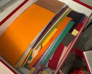 Scrapbooking Supplies Box