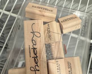 Stampin' Up! Rubber Stamps Lot