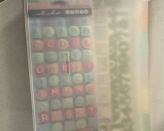Assorted Sticker Sheets and Organizer with Alphabet, Numbers, and Decorative Designs