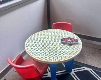 Childs table w/ two chairs