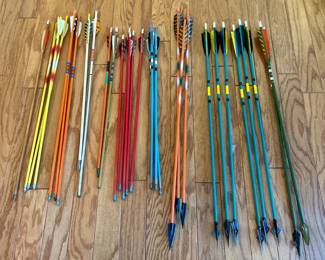 Vintage Archery Arrows - Many from the 1960's = 1980's era