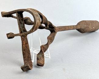 Branding Iron Of Letter "P", 13"