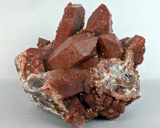 Red Quartz Crystal Mineral Specimen, 1.295kg