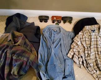 Mens Designer Apparel  Accessories Lot  RayBan, Jaguar,  Mens Outerwear Fashion  ML