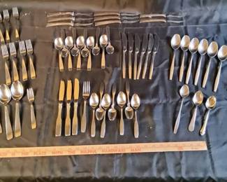 Silverware From Various Sets  Dansk Finland, Wallace, Carvel Hall  Oneida