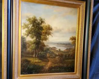 J HAAS Oil Painting