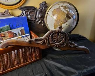 VintageStyle Globe  Travelers Library Decor Lot