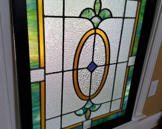 Stained Glass Black Frame