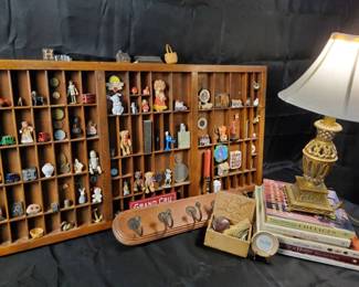 Vintage Curated Curio Collection  Shadow Box Display