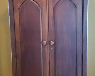 Traditional Oak China Cabinet