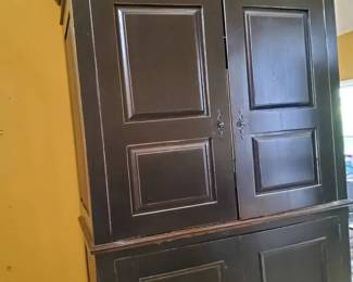 Provincial Style Oak Armoire  Grand Scale Wardrobe  Entertainment Center