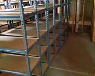 HeavyDuty 5Tier Industrial Steel Shelving Units  Set of 7 Storage Racks