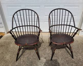 Vintage Ashlen Windsor CombBack Armchairs  Pair
