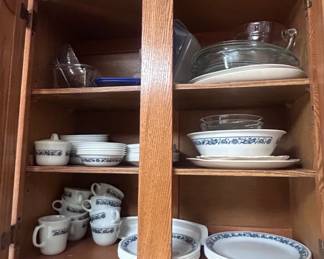 Correl ware sold as a set. Kitchen