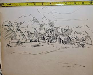 Emil Kosa Jr unknown drawing $100