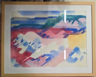 Erle Loran Watercolor $150