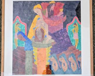 Karoly Fulop watercolor $300