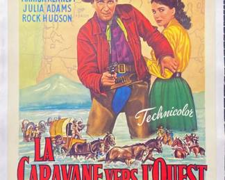 Vintage linen backed Belgian movie poster $109