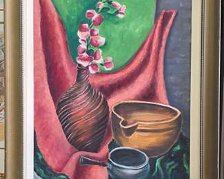 Still life oul on canvas $75