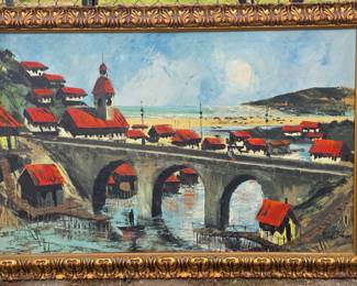 Paul Blaine San Juan Capistrano oil painting $176